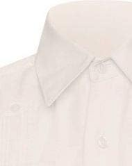 Big Boy's Little Boys Short Sleeve Linen Look Guayabera Shirt - Beige