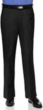 Load image into Gallery viewer, Mens Slim fit Dress Pants Flat-Front - Modern Formal Business Wrinkle Free No Iron Black 36Wx29L