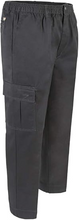 Load image into Gallery viewer, AKA Wrinkle Free Men's Full Elastic Waist Twill Casual Pant - Black