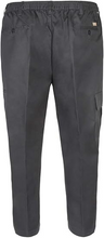 Load image into Gallery viewer, AKA Wrinkle Free Men's Full Elastic Waist Twill Casual Pant - Black