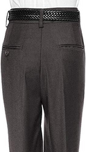 Load image into Gallery viewer, Boys Poly Rayon Dress Pant - Charcoal