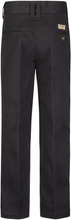Load image into Gallery viewer, Boys Uniform Straight Twill Pant - Flat Front Wrinkle Free Cotton Slacks - Black