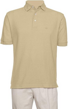 Load image into Gallery viewer, AKA Men's Solid Polo Shirt Classic Fit - Pique Chambray Collar Comfortable Quality - Sand
