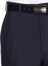 Load image into Gallery viewer, Men's Flat Front Dress Pant Modern Fit - Perfect for Every Day! - Navy