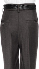 Load image into Gallery viewer, Boys Poly Rayon Dress Pant - Charcoal