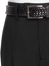 Load image into Gallery viewer, Boys’ Dress Pant with Flat Front Brown Slacks, 7