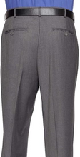 Load image into Gallery viewer, Mens Slim fit Dress Pants Flat-Front - Modern Formal Business Wrinkle Free No Iron - Charcoal