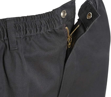 Load image into Gallery viewer, AKA Wrinkle Free Men's Full Elastic Waist Twill Casual Pant - Black