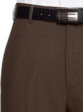 Load image into Gallery viewer, Men's Flat Front Dress Pant Modern Fit - Perfect for Every Day! - Brown