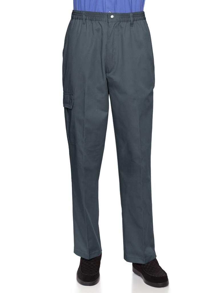 AKA Essentials Men’s Full Elastic Waist Twill Pants
