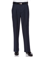 Load image into Gallery viewer, GIOVANNI UOMO Mens Pleated Front Expandable Waist Dress Pants