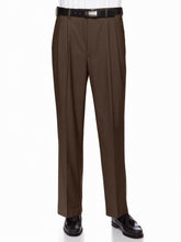 Load image into Gallery viewer, GIOVANNI UOMO Mens Pleated Front Expandable Waist Dress Pants