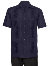 Load image into Gallery viewer, Mens Embroidered Guayabera Shirt