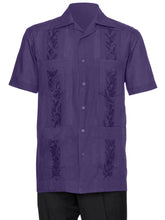 Load image into Gallery viewer, Mens Embroidered Guayabera Shirt