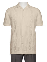 Load image into Gallery viewer, Mens Embroidered Guayabera Shirt