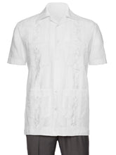 Load image into Gallery viewer, Mens Embroidered Guayabera Shirt
