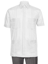 Load image into Gallery viewer, Mens Short Sleeve Guayabera Shirt