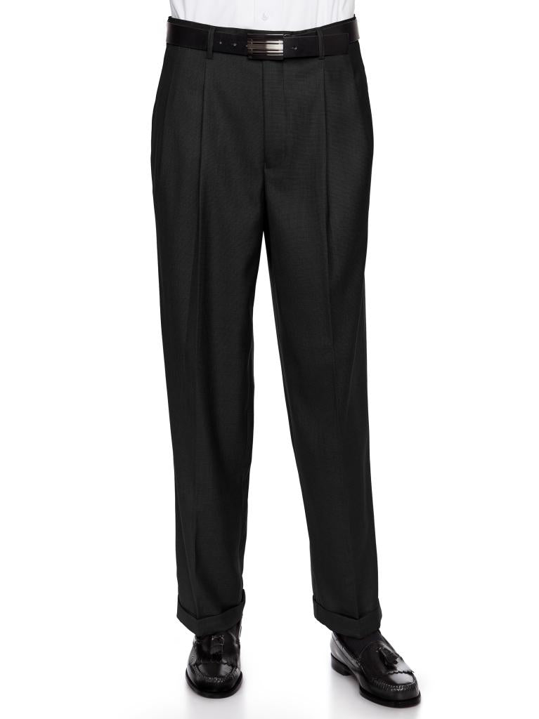 Mens Pleated Front Traditional Fit Dress Pant