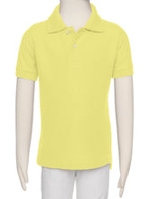 Load image into Gallery viewer, Boys Yellow Wrinkle-Free Polo Shirt