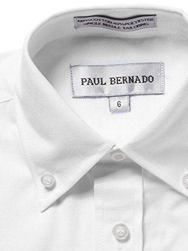 Boys Button Down Oxford Shirt - Short Sleeve