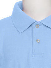 Load image into Gallery viewer, Boys Light Blue Wrinkle-Free Polo Shirt