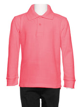 Load image into Gallery viewer, Boys Coral Wrinkle-Free Polo Shirt