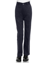 Load image into Gallery viewer, Boys Wrinkle Free Flat-Front Back Elastic Straight-Leg Cotton Twill Pants