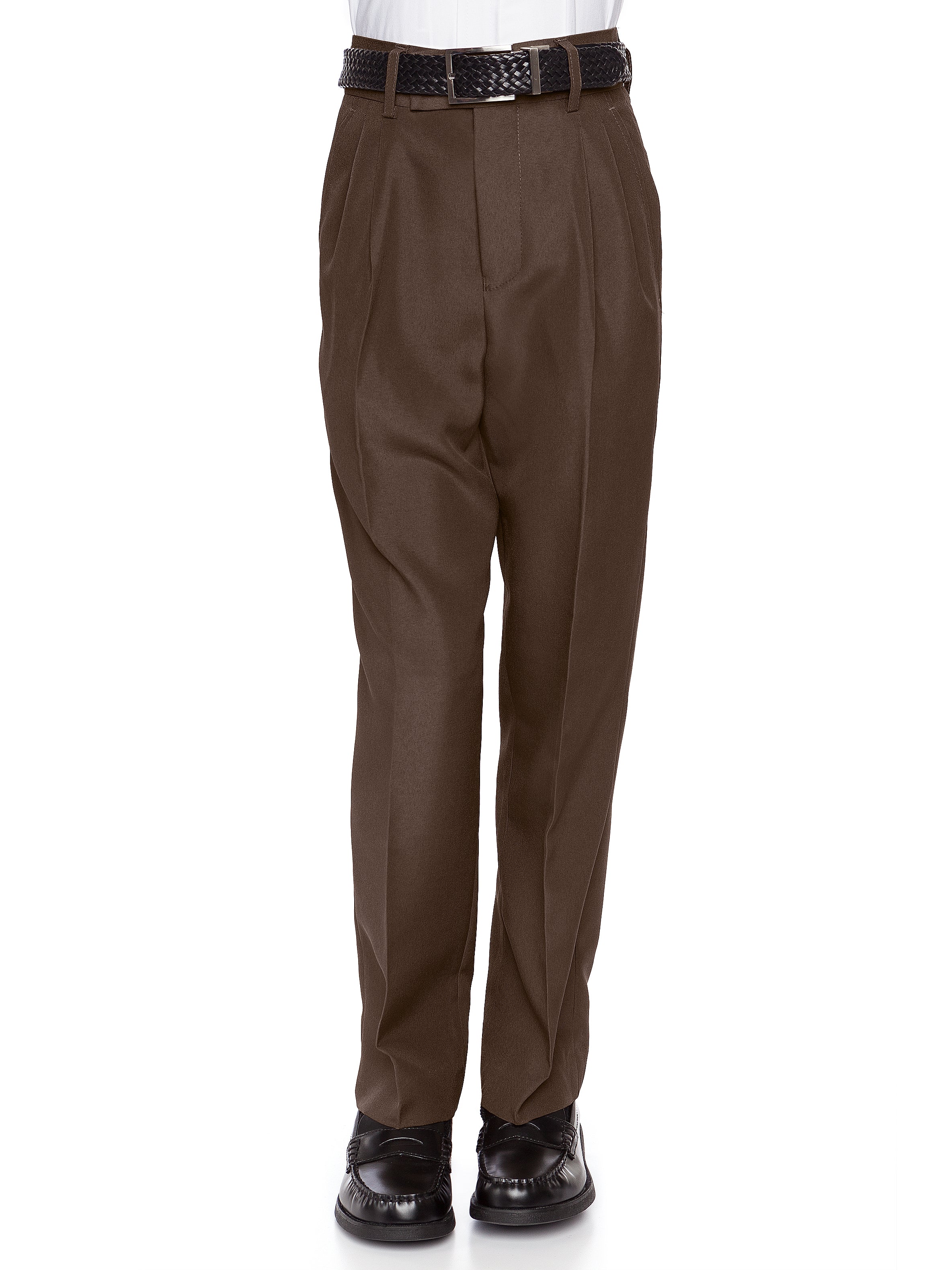 100% Dacron, Pleated Front, Boys Dress Slacks