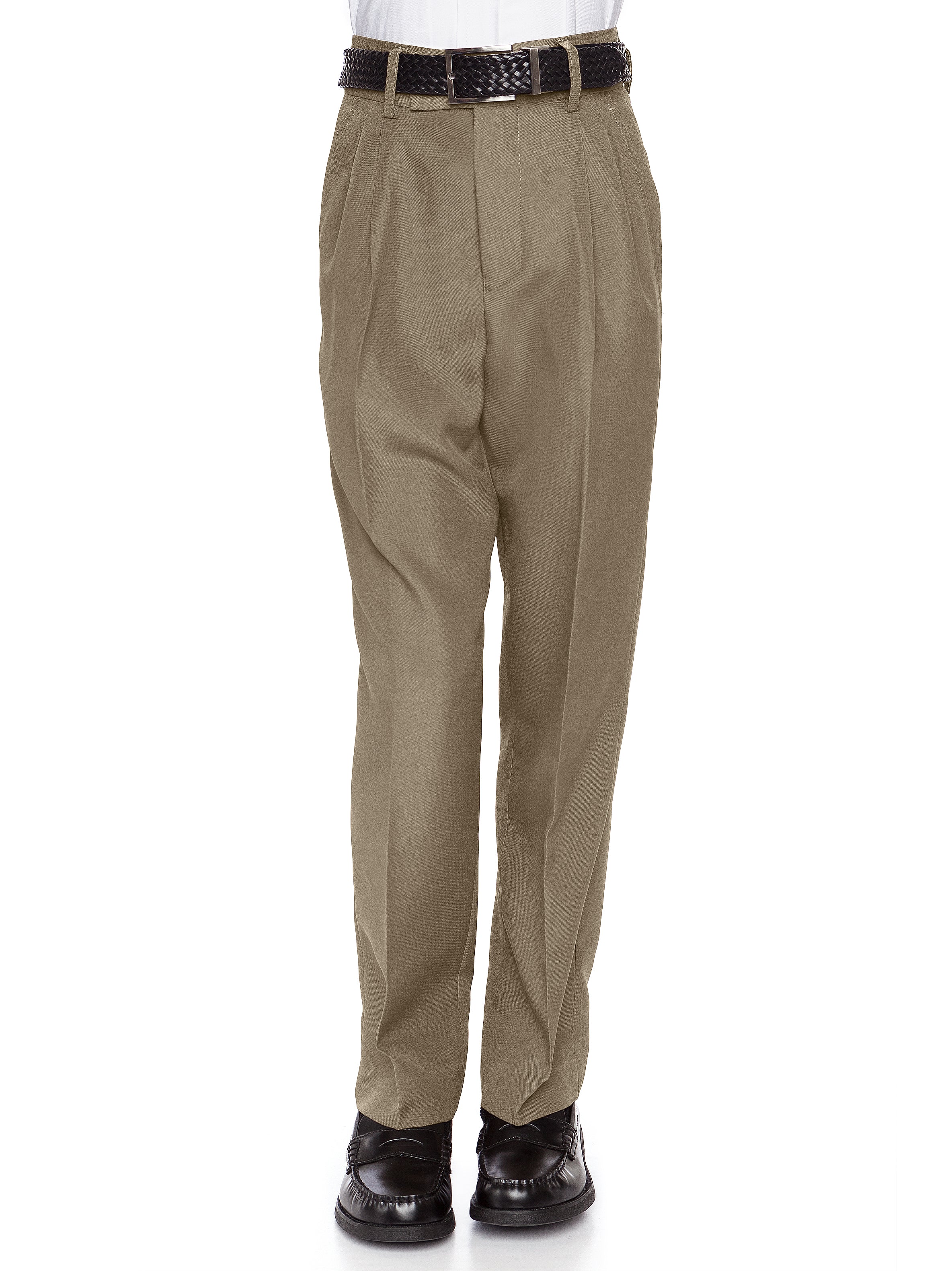 100% Dacron, Pleated Front, Boys Dress Slacks