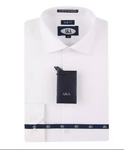 Load image into Gallery viewer, White Classic Fit Solid Short Sleeve Dress Shirt