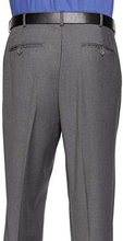 Load image into Gallery viewer, Mens Slim fit Dress Pants Flat-Front - Modern Formal Business Wrinkle Free No Iron Black 40Wx30L
