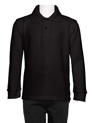 AKA Essentials Boys’ Classic Fit Long Sleeve Polo Shirt