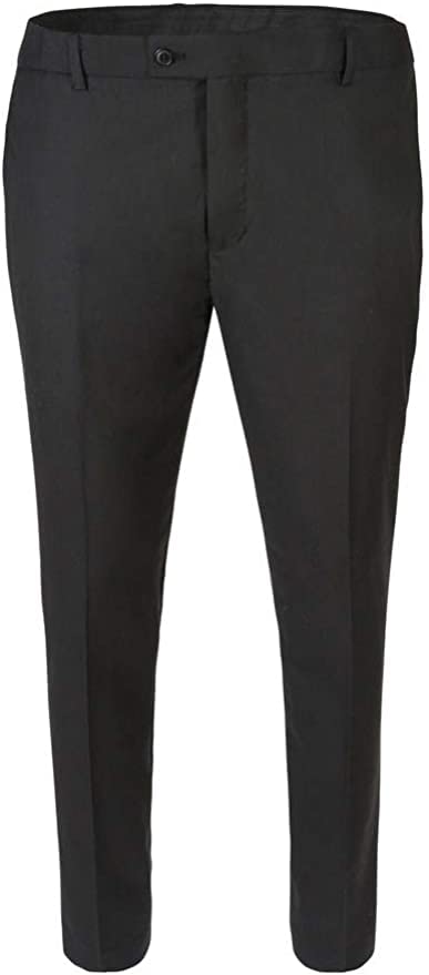 RGM Men’s Slim Fit Flat-Front Dress Pants