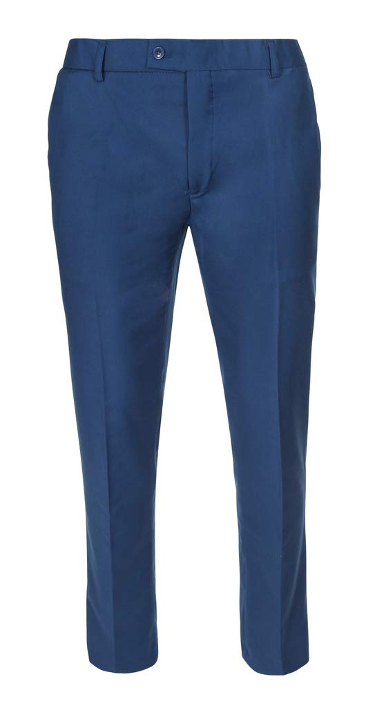 RGM Men’s Skinny Fit Flat-Front Dress Pants