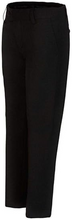 Load image into Gallery viewer, Boys Pant with Two Side Two Back Pockets Non-Elastic Waistband, Slim Pants for Boys Goes with Any Shirt Suit Jacket - Black-poly-rayon
