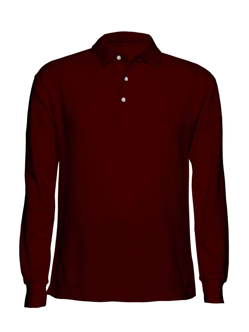 AKA Essentials Men’s Classic Fit Long Sleeve Polo Shirt