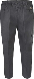 AKA Wrinkle Free Men's Full Elastic Waist Twill Casual Pant