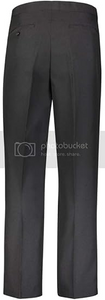 Men's Tuxedo Pants Side Satin Stripe - Pleated Or Flat Front - Black-slim Fit