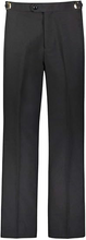Load image into Gallery viewer, Men&#39;s Tuxedo Pants Side Satin Stripe - Pleated Or Flat Front - Black - Flat Front
