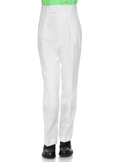 RGM Boys’ Pleated-Front Dacron Dress Pants – Regular & Husky