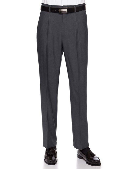 RGM Men’s Pleated Heather Cuffed Dress Pants – PF691