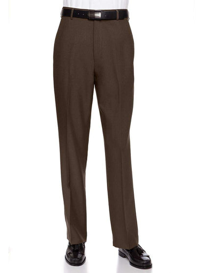RGM Men’s Modern Fit Flat-Front Tropical-Weight Dress Pants