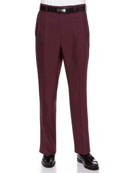 RGM Men’s Pleated-Front Finished-Hem Dress Pants