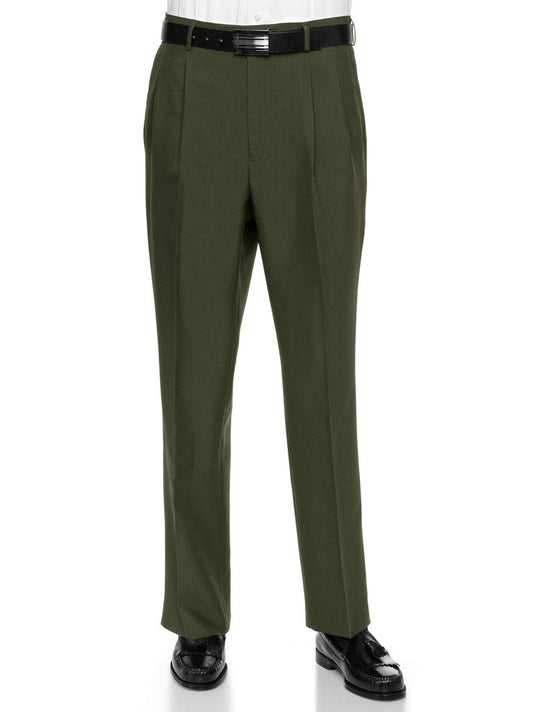 RGM Men’s Pleated-Front Finished-Hem Dress Pants