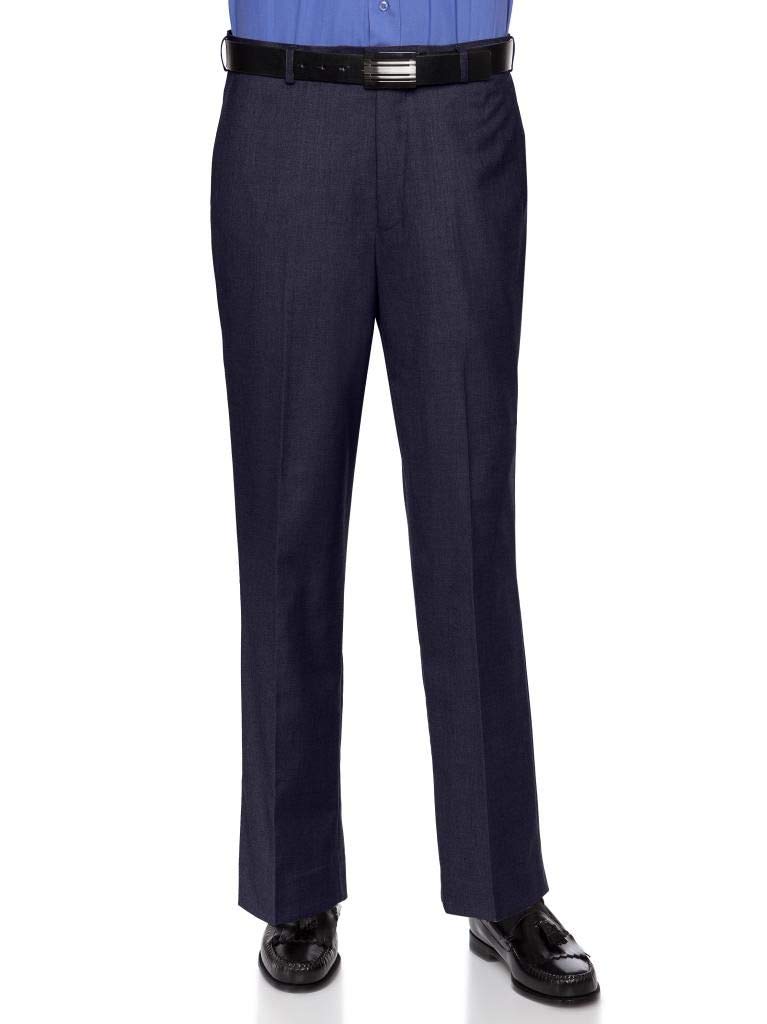 RGM Men’s Slim Fit Flat-Front Dress Pants