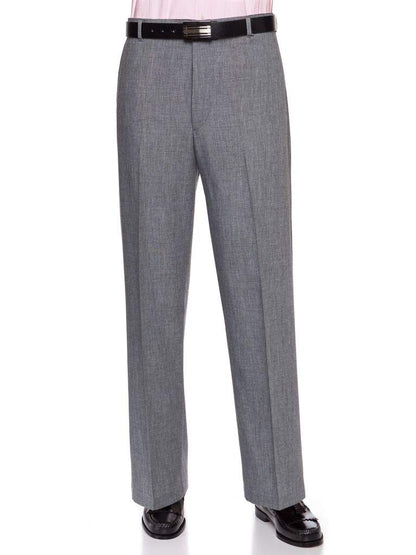 RGM Men’s Flat-Front Heather Dress Pants