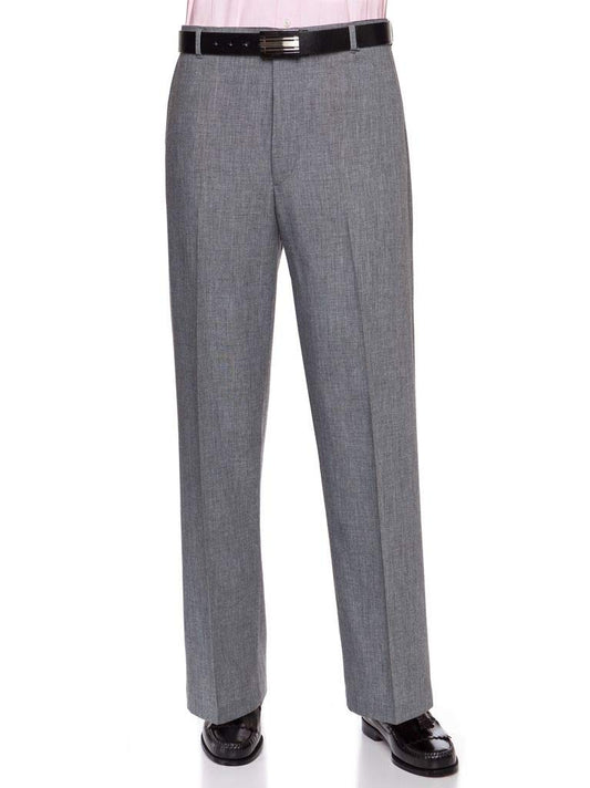 RGM Men’s Flat-Front Heather Dress Pants