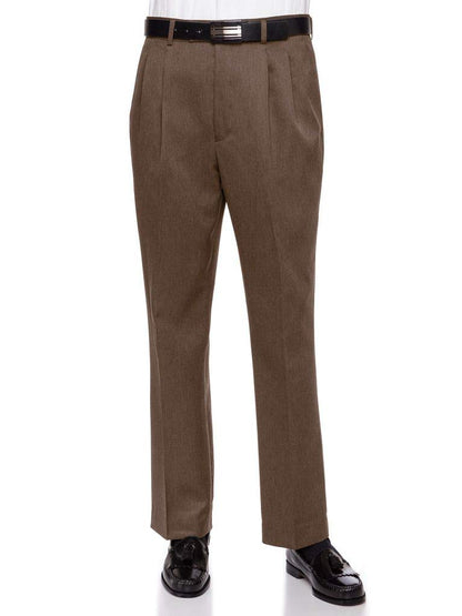 RGM Men’s Pleated Heather Cuffed Dress Pants – PF791