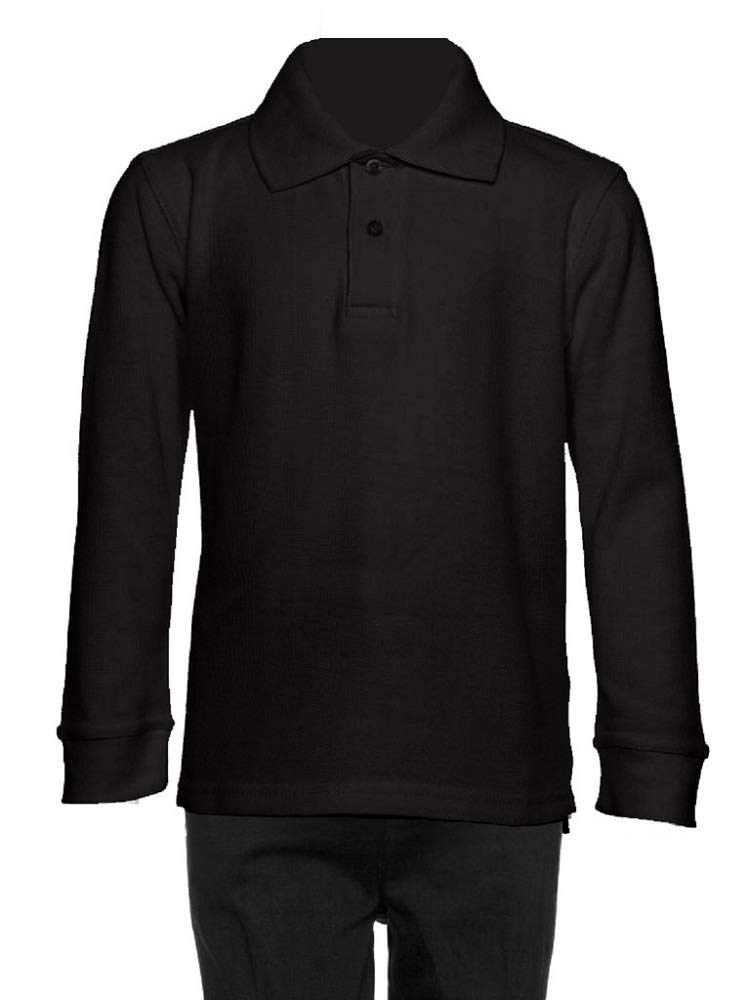 AKA Essentials Boys’ Classic Fit Long Sleeve Polo Shirt