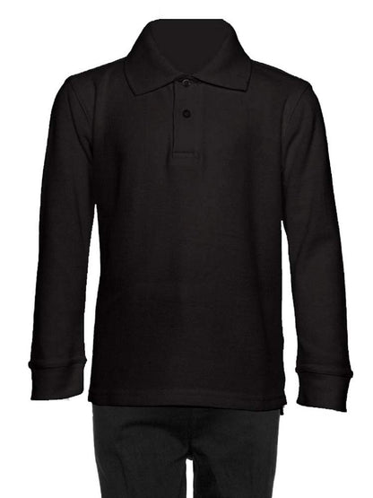 AKA Essentials Boys’ Classic Fit Long Sleeve Polo Shirt